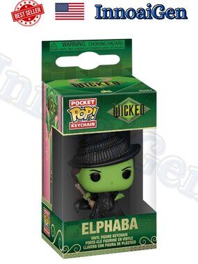 Funko Pop Keychain Wicked Elphaba Vinyl Figure Movie Collectible New in Box 1.5"
